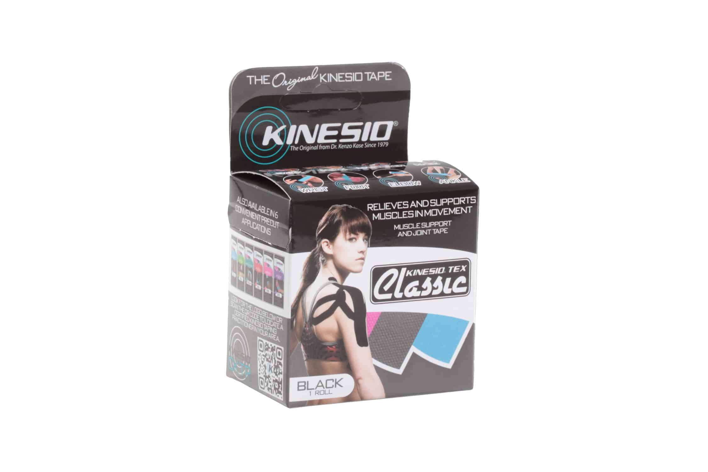 Kinesio Tex Classic - Kinesiology Tape (Black)