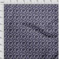thumbnail image 4 of oneOone Tissu Popeline de Coton Violet Abstrait pour Robe Tissu Imprimé au Mètre 42 Pouces de Large, 4 of 4