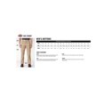 thumbnail image 4 of Dickies Mens Loose Fit Straight Leg Cargo Pants, 40W x 32L, Rinsed Khaki, 4 of 4