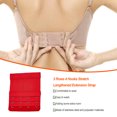 thumbnail image 4 of Extension Strap Bra Extenders Breathable 3 Rows 4 Hooks Adjustable Brassiere Accessories Clips Replacement Intimates red, 4 of 8