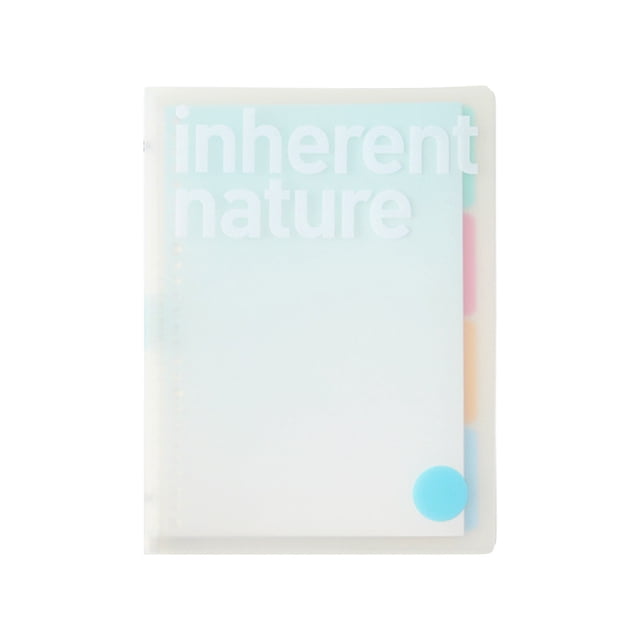 EGNMCR Diary NoteBook Notebooks for Work PP Transparent Matte Coil Book Wholesale Detachable PP Loose Leaf Book Student A5 Homework Loose Leaf Book notebook notebook