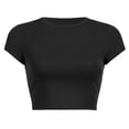 thumbnail image 3 of Women's Casual Printing Shirts Round Neck Short Sleeve Polyester for Summer Outings, 3 of 3