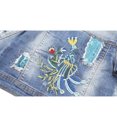 thumbnail image 4 of KIDSCOOL SPACE Veste en Jean Déchirée à Paillettes Bleues pour Petite Fille, 3-4 Ans, 4 of 6