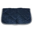 thumbnail image 3 of Pet Warm Pad, Polyester Fleece Comfortable Durable Cat Mat  For Winter Dark Blue With Grey Trimming L, 3 of 8