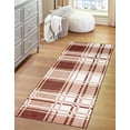 thumbnail image 1 of ECARPET Washable Plaid Area Rug & Runner for Kitchen, Bedside, Living Room, Hallway, 1 of 9
