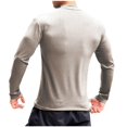 thumbnail image 3 of RXIRUCGD Pull Décontracté Mode pour Hommes Couleur Unie Manches Longues Col Rond, Vert, Taille : L, 3 of 4