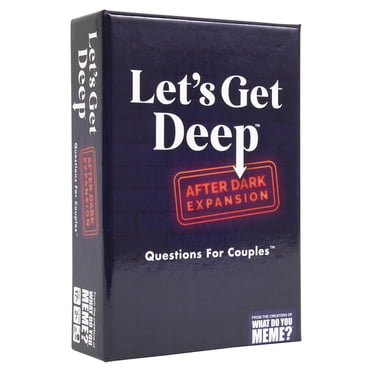 Let's Get Deep: after Dark Expansion pack by Relatable, Designed to Add on to Let's Get Deep Core Game, Includes 150 Cards