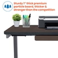 thumbnail image 5 of Motionwise M2 Series 48" x 24" Electric Sit-Stand Desk with Dual Motors and Pull-Out Drawer (Walnut), 5 of 5