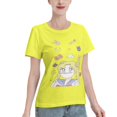 thumbnail image 2 of Women's Basic Short Sleeve T-Shirt Sailor Moon Moon Hare, 2 of 6