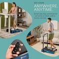 thumbnail image 2 of LifePro 30in Walking Pad Treadmill Under Desk – Compact Walking Pad for Home & Office, 7° Incline, 3 MPH, LED Display - Blue, 2 of 9