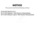 thumbnail image 2 of CMX Rear Ceramic Disc Brake Pads CMX-D2042 for Car Mazda 3 CX-3 Sport, 2 of 9