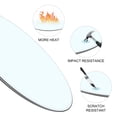 thumbnail image 3 of Noble House 42" Round Tempered Glass Tabletop,Transparent, 3 of 10