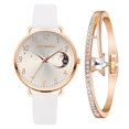 thumbnail image 2 of Sleek Minimalist Fashion With Strap Dial Womens Quartz Watch Gift Watch, 2 of 9