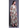 thumbnail image 3 of Bimba Kaftan de Plage Floral, Paréo de Bikini, Robe Maxi pour Femmes, Long Caftan-S-L, 3 of 5