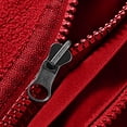 thumbnail image 4 of LSLJS Women's Men Winter Hooded Softshell Windproof Soft Coat Long Sleeve Jacket( Red, M), 4 of 8