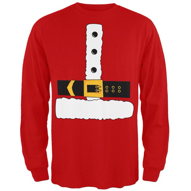 T-Shirt à Manches Longues de Costume du Père Noël