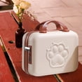 thumbnail image 2 of Valise de 14 Pouces avec Poignée, Étui de Rangement, Cadenas à Mot de Passe avec Poignée, Valise pour Voyage, Petits Articles, Beige, 2 of 8