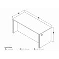 thumbnail image 2 of Bestar Embassy 66" Executive desk, 2 of 2