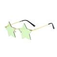 thumbnail image 1 of Stylish Rimless Star Sunglasses for Outdoor Activities and Fashionable Streetwear, 1 of 3