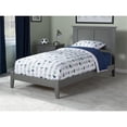 thumbnail image 2 of Leo & Lacey Madison Twin Solid Wood Foundation Bed in Grey, 2 of 6