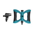 thumbnail image 2 of Automatic Sprinkler, Straight-way Water Pipe Rotating Automatic Sprinkler Rubber-coated Base  For Gardens For Watering Lawns For Nurseries, 2 of 8