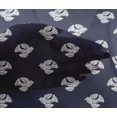 thumbnail image 4 of oneOone Viscose Chiffon Fabric Dot & Bird Block Print Fabric BTY 42 Inch Wide, 4 of 4