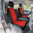 thumbnail image 5 of For 2018–2023 Honda Odyssey FH Group Neoprene Custom Fit Waterproof Car Seat Covers - Front  Red, 5 of 5