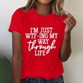 thumbnail image 2 of Birdeem Femmes Filles Grande Taille T-Shirts Imprimés Manches Courtes Col Rond T-Shirt Blouse Hauts, 2 of 7