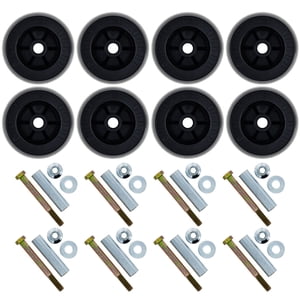 8TEN Deck Wheel Kit for Husqvarna ZTH7227KOA BX34D BZ27D 539102643 MK1012681