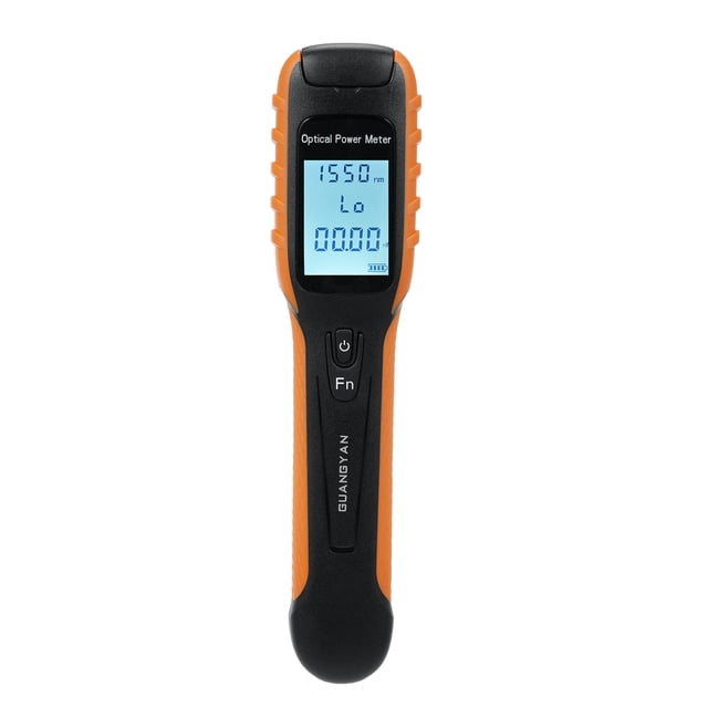yeacher High-Precision G11 9-Wavelength Optical Power Meter with LED Light, FC/SC/ST Interfaces, -70 to +6dBm Range, Built-in Lithium Battery, Compact Design for Fiber Optic Testing and Maintenance