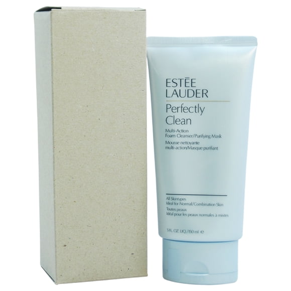 Estee Lauder Perfectly Clean Multi-action Foam Cleanser/Purifying Mask, 5 Ounce