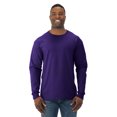 thumbnail image 1 of Jerzees T-Shirt à Manches Longues pour Hommes DRI-POWER Active, L, Violet Foncé, 1 of 2