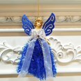 thumbnail image 4 of Christmas Tree Topper Angel, Made of High-quality Plastic, with Hanging Rope, for Christmas Decorations, Can be Used as Tabletop or Tree Ornament, 4 of 4