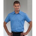 thumbnail image 2 of Russell Collection Chemise Popeline à Manches Courtes en Poly-Coton Entretien Facile pour Hommes, 2 of 4