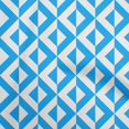 thumbnail image 1 of oneOone Viscose Chiffon Blue Fabric Geometric Craft Projects Decor Fabric Printed By The Yard 42 Inch Wide, 1 of 4