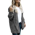 thumbnail image 3 of Innerwin Manteau à Capuche pour Femmes, Veste d'Hiver Chaude à Manches Longues, Gris Foncé m, 3 of 6