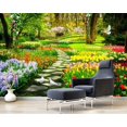thumbnail image 4 of 3D Wallpaper Flower Garden Path SKU# WAL0205, 4 of 8