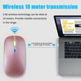 thumbnail image 3 of Wireless Mouse Rechargeable Wireless Mouse LED Wireless Mouse Portable Mobile Optical Office Mouse Slim Silent, 3 of 8