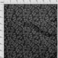 thumbnail image 4 of oneOone Georgette Viscose Black Fabric Tropical Line Drawing Leaf Sewing Craft Projects Fabric Prints By Yard 42 Inch Wide, 4 of 5