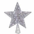 thumbnail image 2 of Kurt S. Adler JEL0317 10 in. 45-Light 5 Point LED Silver Star Treetop, 2 of 4