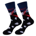 thumbnail image 3 of FhsagQ Socks Womens Socks Robe Socks for Women Girls Bats Print Colorful Pattern Novelty Cute Womens Socks Robe Socks for Women Role Play Purple One Size, 3 of 7