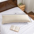 thumbnail image 2 of Bare Home Body Pillowcase - Envelope Closure - Ultra Soft - Double Brushed - Sand, 2 of 6