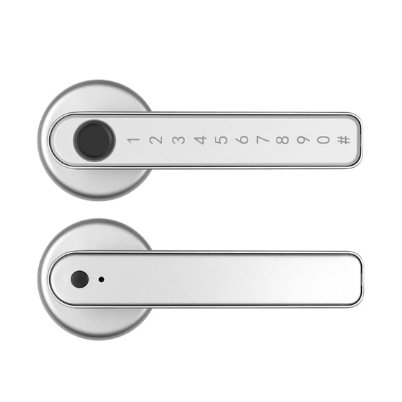 Serrure Intelligente à Empreinte Digitale Code de Mot de Passe Serrure de Porte Bluetooth Serrure Biométrique à Empreinte Digitale Serrure Électronique à Poignée,Résistante à la Corrosion