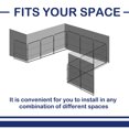 thumbnail image 2 of QRInnovations 24" Pet Fence 16 Panels Rust Resistant Metal Outdoor Exercise Pet Pen with Doors for Large/Medium/Small Dogs, Pet Puppy Playpen for Yard, Camping, RV, 2 of 15