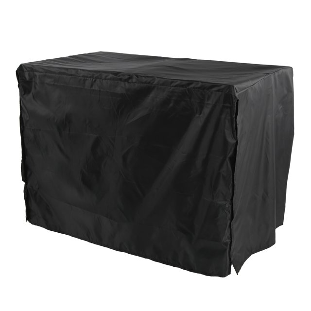 Housse pour Chenil pour Animaux de Compagnie, Housse de Protection pour Cage pour Chien Étanche à la Poussière avec Sac de Rangement pour Protection Extérieure Intérieure, Noir