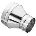 thumbnail image 1 of Unique Bargains 8 Inch to 5 Inch Round Duct Reducer, Galvanized Steel Adapter Pipe Fitting, Silver Tone, 1 of 5