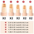 thumbnail image 2 of 10 Pcs Finger Splint Finger Support Brace Mallet Finger Splint, 5 Sizes Finger Brace Thumb Protector for Wounds Relief Broken Middle Finger Stabilizer Straightening Arthritis, 2 of 6