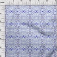 thumbnail image 3 of oneOone Velvet Light Blue Fabric Tribal Sewing Craft Projects Fabric Prints By Yard 58 Inch Wide, 3 of 5