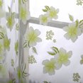 thumbnail image 3 of XZNGL Sheer Curtain Flower Sheer Curtain Tulle Window Treatment Voile Drape Valance 1 Panel Fabric, 3 of 5