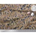 thumbnail image 2 of Soimoi Cotton Jersey Fabric Animal Skin Texture Printed Fabric 1 Yard 58 Inch Wide, 2 of 3